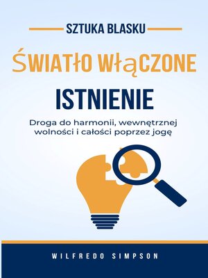cover image of sztuka blasku Światło włączone Istnienie